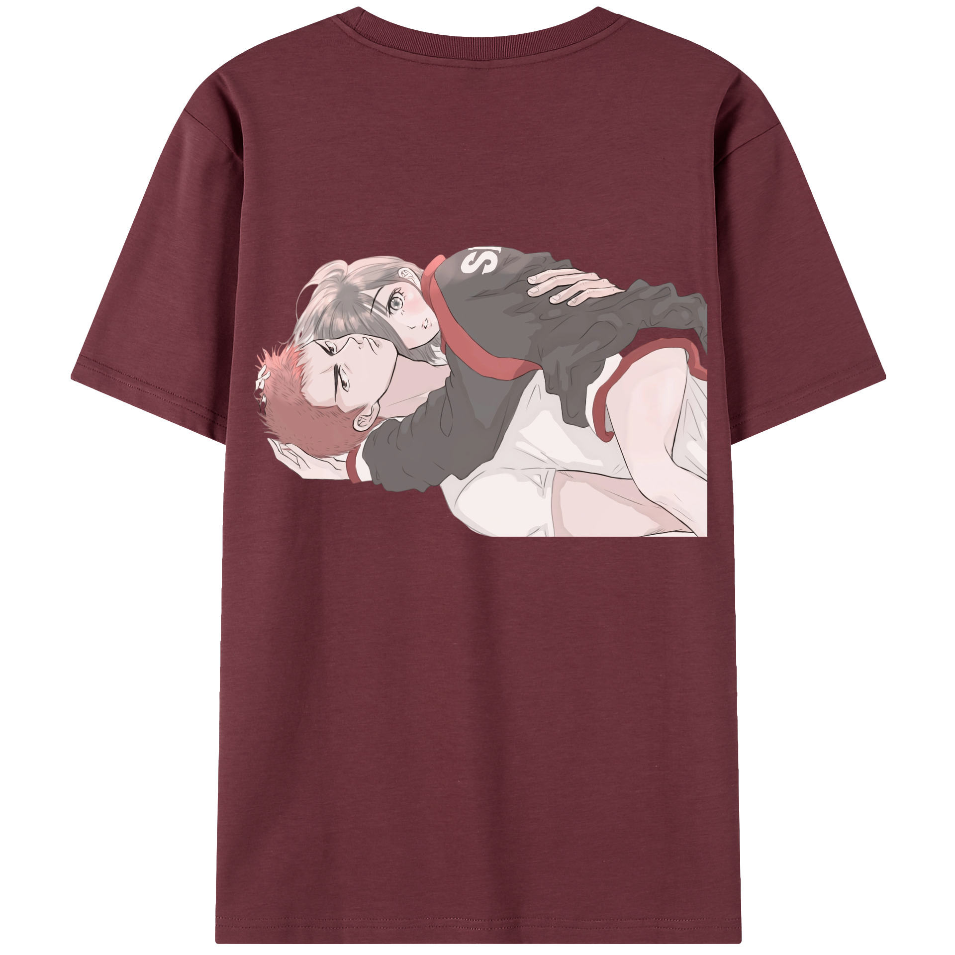 SLAM DUNK／スラムダンク 綿100％半袖Tシャツ（背面プリント）